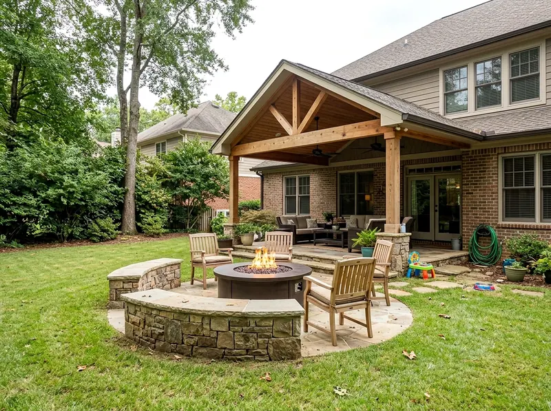 Compact Charcoal Gas Craftsman fire pit