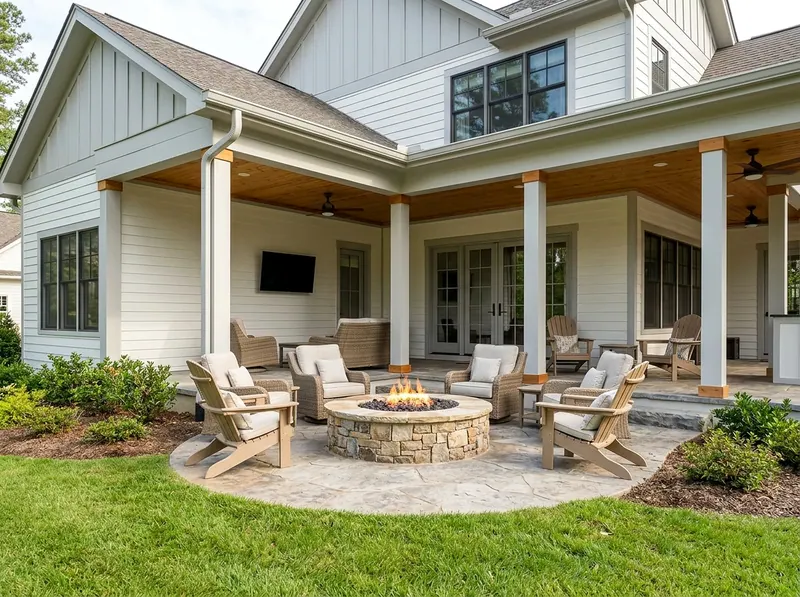 Standard White Gas Farmhouse fire pit
