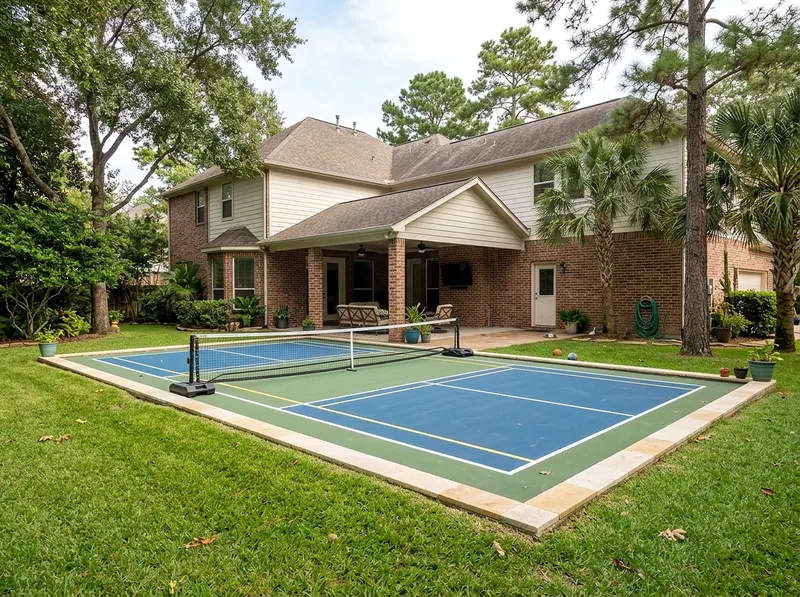 Large Limestone Multi-sport Tropical sport court