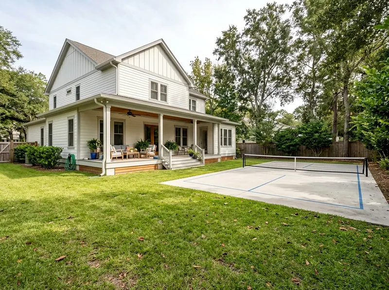 Standard White Multi-sport Farmhouse sport court