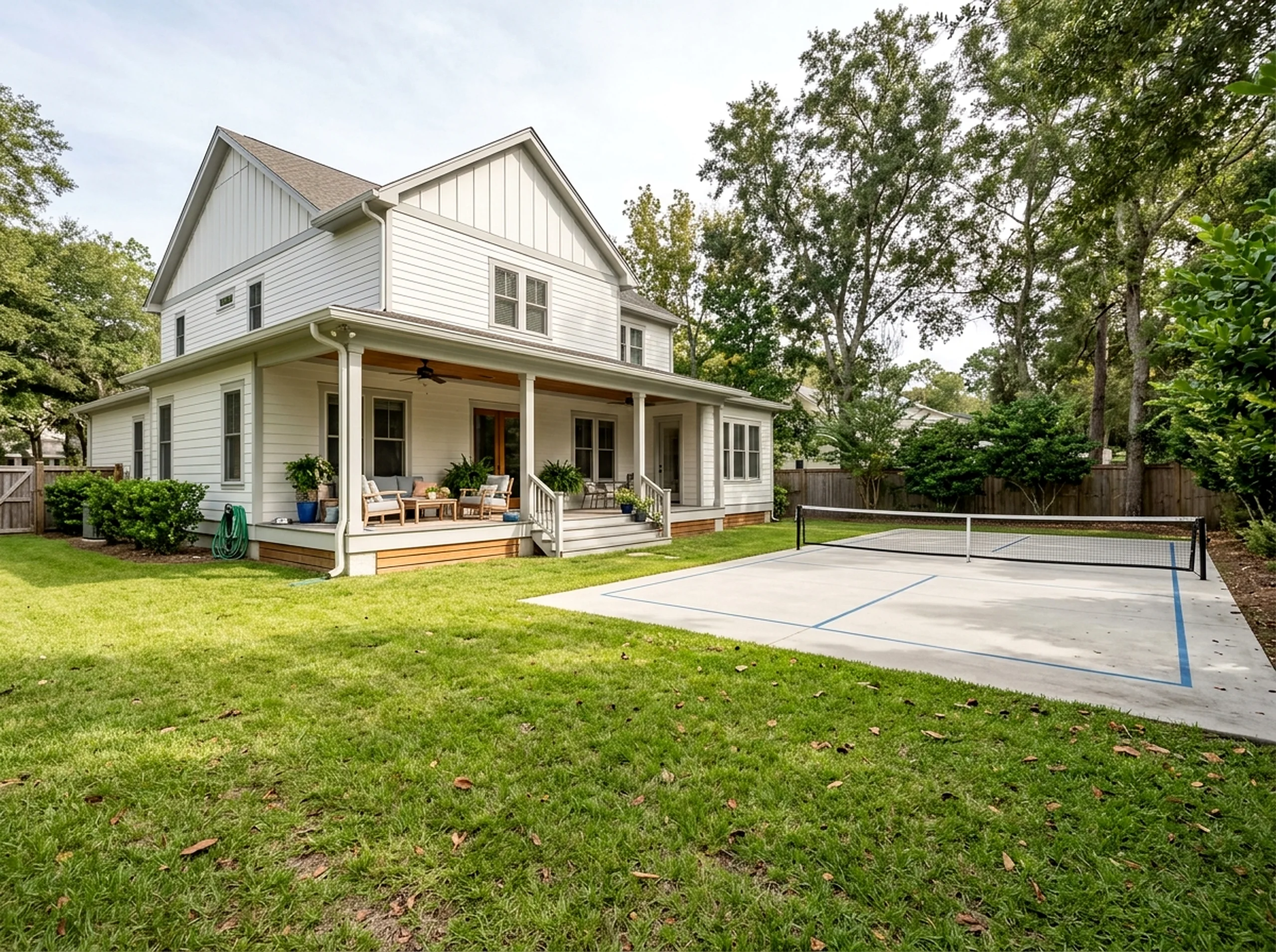 Standard White Multi-sport Farmhouse sport court