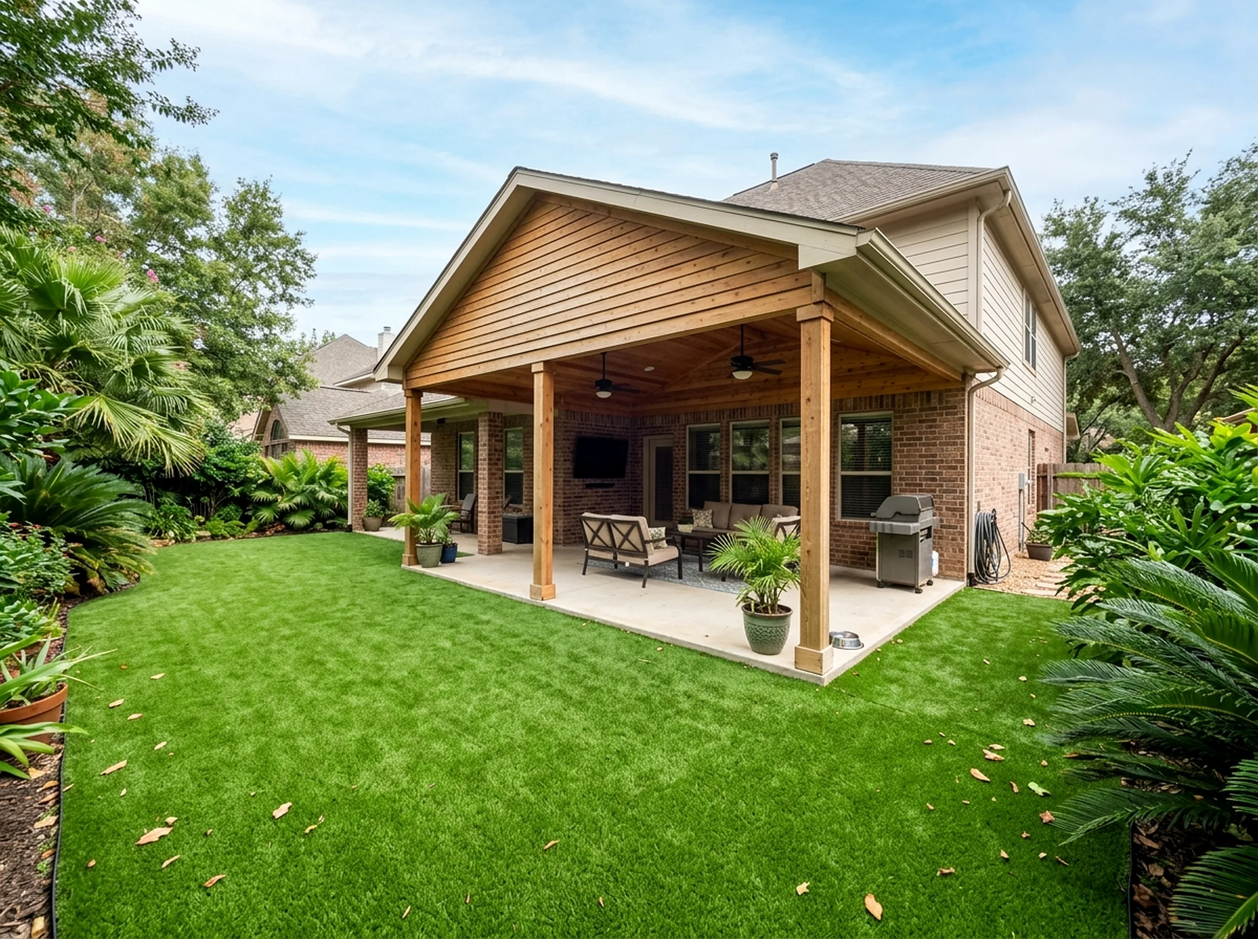 1000 sq ft Natural cedar Lawn turf Tropical turf