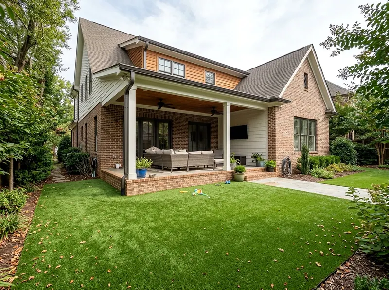 500 sq ft Charcoal Lawn turf Farmhouse turf