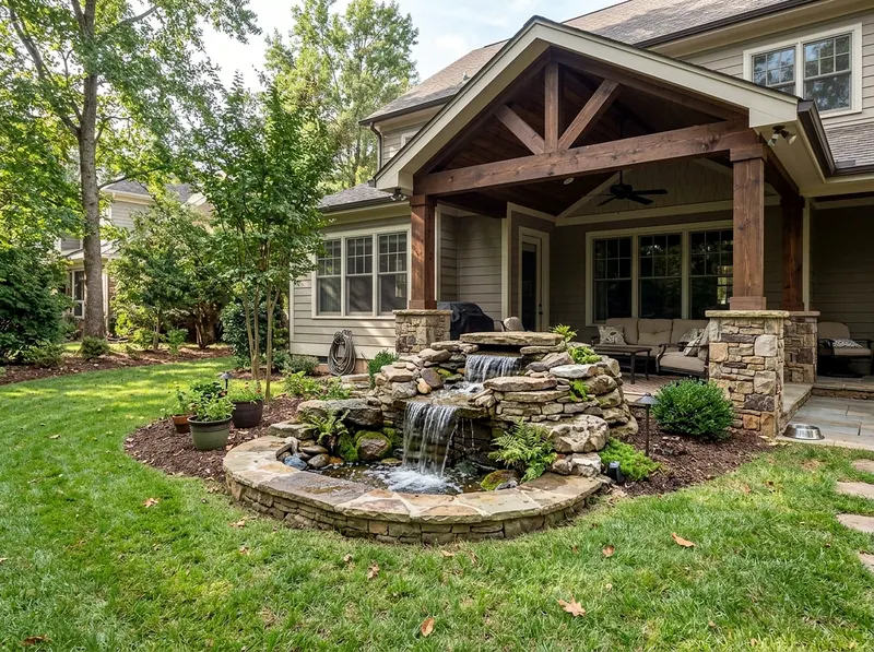 Compact Charcoal Waterfall Craftsman water feature